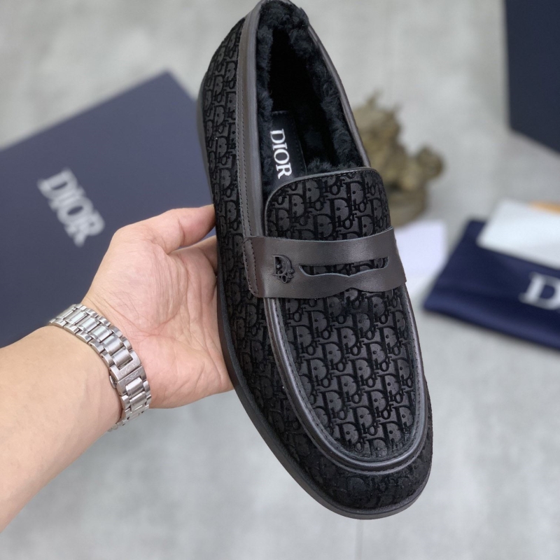 ch**an D*or leather shoes
